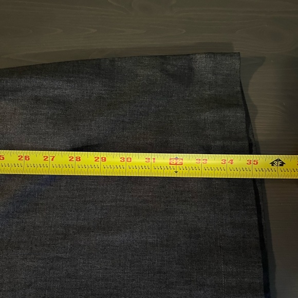 Ming Wang Side Pocket A Line Chambray Shirt Dress NWT - Picture 9 of 9